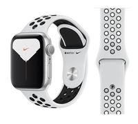 Apple Nike Cinturino Sport Loop 44mm/45mm/46mm Pure Platinum/Nero