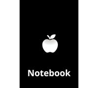 Apple on front cover - Humorous Notebook | 6" x 9" | 120 Pages (mixed lined and blank): Perfect for Notes, Sketches, Drawings & Memos - Gifts