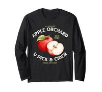 Apple Orchard U Pick Sidro Frutta Biologica Fresca Divertimento Autunno Maglia a Manica