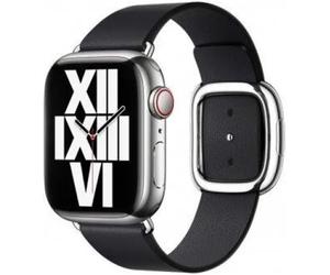 Apple Original Leather Band Modern Buckle Apple Watch Medium 38mm / 40mm / 41mm / 42mm - Ink - Size M - MP8E3ZM/A
