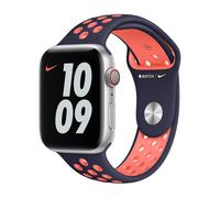 Apple Original Nike Sport Band - Cinturino per Apple Watch 38mm / 40mm / 41mm - Blue Black / Bright Mango - MG3U3ZM/A