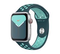 Apple Original Nike Sport Band - Cinturino per Apple Watch 42mm / 44mm / 45mm / 49mm - Midnight Turquoise / Aurora Green - MXR12ZM/A