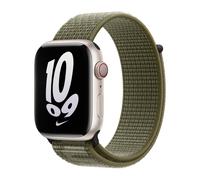 Apple Original Nike Sport Loop Apple Watch 44mm / 45mm / 46mm / 49mm Sequoia / Pure Platinum - MPJ23ZM/A