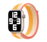 Apple Original Sport Loop - Cinturino per Apple Watch 42mm / 44mm / 45mm / 49mm - Maize / White - ML2Y3ZM/A