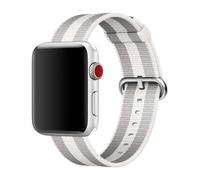 Apple Original Woven Nylon - Cinturino per Apple Watch 38mm / 40mm / 41mm - White Stripe - MQVH2ZM/A