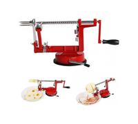 Apple Peeler Corer Slicer,3 In 1 Stainless Steel Apple Corer Slicer Peelers with Suction Base,durable Spiral Multicolor Apple Peelers Slicer,cast Iron