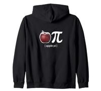 Apple Pi Divertente per Gli Amanti della Matematica e della Torta di Mele o Happy Pi Day Felpa con Cappuccio