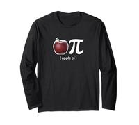 Apple Pi Divertente per Gli Amanti della Matematica e della Torta di Mele o Happy Pi Day Maglia a Manica