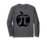 Apple Pi Divertente Pi Day Apple Pi Maglia a Manica