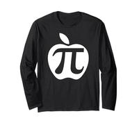Apple Pi Divertente Pi Day Apple Pi Maglia a Manica