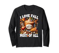 Apple Pie Coffee Mug for Autumn I Love Fall Most of all Maglia a Manica