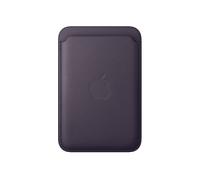 Portafoglio intrecciato fine con MagSafe per iPhone, Purple, Microtwill