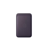 Portafoglio intrecciato fine con MagSafe per iPhone, Purple, Microtwill