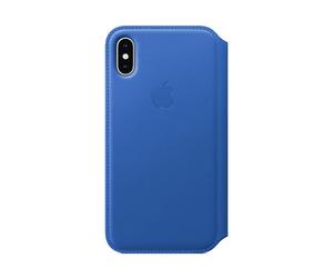APPLE Protettiva MRGE2ZM Custodia a libro per Apple iPhone X, Blu