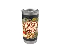 Apple Ring Crew Mele Erbe Dispensa Bicchiere termico in acciaio inox doppia parete