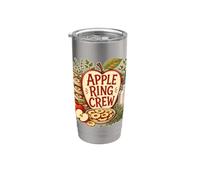 Apple Ring Crew Mele Erbe Dispensa Bicchiere termico in acciaio inox doppia parete
