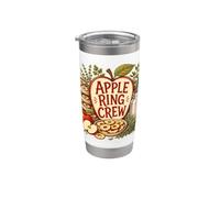 Apple Ring Crew Mele Erbe Dispensa Bicchiere termico in acciaio inox doppia parete