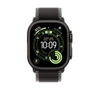 Apple Trail Loop 49mm Nero-Charcoal S-M Cinturino Nylon Riflettente per Apple Watch