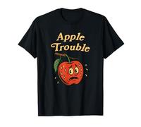 Apple Trouble Funny Apple Picking Season Harvest Orchard Maglietta