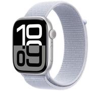Apple Watch 10 46mm GPS Cassa in alluminio color argento con Sport Loop nuvola a
