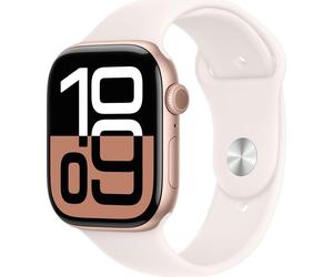 Apple Watch 10 GPS Alu Rosa 46mm A2999 Cinturino Bianco, Aperto - mai usato