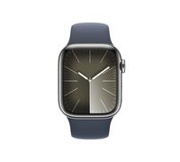 Apple Watch S9 alluminio cellulare 45 mm argento (cinturino sportivo blu tempesta) M/L NEW