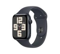 Apple Watch SE (2ª gen.) GPS 44 mm Smartwatch con cassa in alluminio Mezzanotte e Cinturino Sport Mezzanotte - M/L. Tracker per il fitness e il sonno, app Battito, Rilevamento incidenti