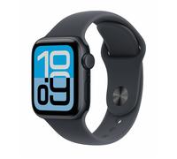Apple Watch SE 3 GPS + Cellular 44mm, Cassa in Alluminio Mezzanotte con cinturino Sport Mezzanotte - S/M