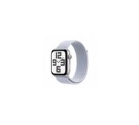 Apple Watch SE GPS 44mm Argento Cassa Alluminio con Cinturino Sport Loop Nuvola Blu