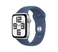 Apple Watch SE GPS 44mm Cassa in Alluminio Color Argento con Denim Sport Band - M/L Apple