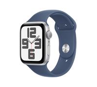 Apple Watch SE GPS Cassa 44mm in Alluminio Argento con Cinturino Sport Blu Tempesta - S/M