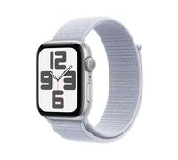 APPLE WATCH SE GPS 44MM SILVER ALUMINIUM CASE WITH BLUE CLOUD SPORT LOOP - Nouvo