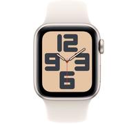 Apple Watch SE GPS + Cellular - 40 mm - Cassa in alluminio Starlight - Cinturino Sport Starlight - S/M