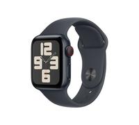 Apple Watch SE GPS + Cellular 40mm Cassa Alluminio Mezzanotte con Mezzanotte Sport Band - S/M