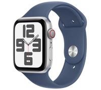 Apple Watch SE GPS Cellular 44mm OLED Alluminio Argento Cinturino Blu M/L Resistenza Acqua 50m