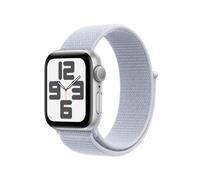 Apple Watch SE GPS NFC 40mm OLED Alluminio Argento Correa Tessile Blu Taglia Unica Resistente all'Acqua 50m