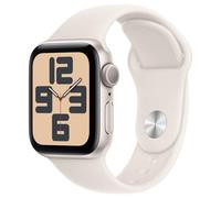 Apple Watch SE GPS NFC 40mm OLED Alluminio Bianco Stella Correa Sportiva Bianco M/L Resistente Acqua 50m