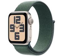Apple Watch SE GPS NFC 40mm OLED Alluminio Bianco Stella Loop Sport Verde Lago S/M Resistente all'Acqua 50m