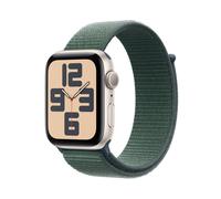 Apple Watch SE GPS 44mm Cassa Alluminio Galassia con Verde Lago Sport Loop