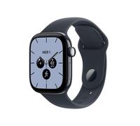 Apple Watch Serie 12 (GPS + Cellular) Cassa da 46 mm in Ceramica Blu notte con cinturino Sport Blu navy - S/M - Nouvo