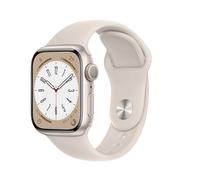 Apple Watch Serie 8 GPS 41mm Cassa Alluminio Starlight Cinturino Sport MNP63