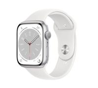Apple Watch Series 8 OLED 41 mm Digitale 352 x 430 Pixel Touch screen Argento Wi-Fi GPS (satellitare)