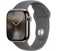 Apple Watch Series 10 OLED 42 mm Digitale 374 x 446 Pixel Touch screen 4G Titanio Wi-Fi GPS (satellitare)