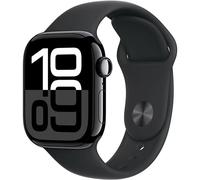 Apple Watch Series 10 (2024) GPS + Cellular, Cassa Nera 42mm, Cinturino in Gomma Nero - Nouvo