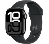 Apple Watch Series 10 42mm Jet Black Aluminium - Sport Band M/L - Black - EUROPA