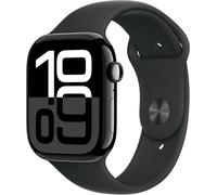 Apple Watch Series 10 46mm Jet Black Aluminium - Sport Band S/M - Black - EUROPA