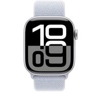 Apple Watch Series 10 Serie 10 GPS 42mm Cassa in Alluminio Color Argento con Blu tempesta Sport Loop