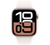 Apple Watch Series 10 Serie 10 GPS 42mm Cassa in Alluminio color Oro Rosa con Light Blush Sport Band - S/M