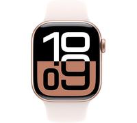 Apple Watch Series 10 GPS 42mm Rose Gold Aluminum Case SB S/M - Light Blush EU