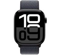 Apple Watch Series 10 GPS - 46 mm - Cassa in alluminio nero intenso - Cinturino Sport Loop inchiostro